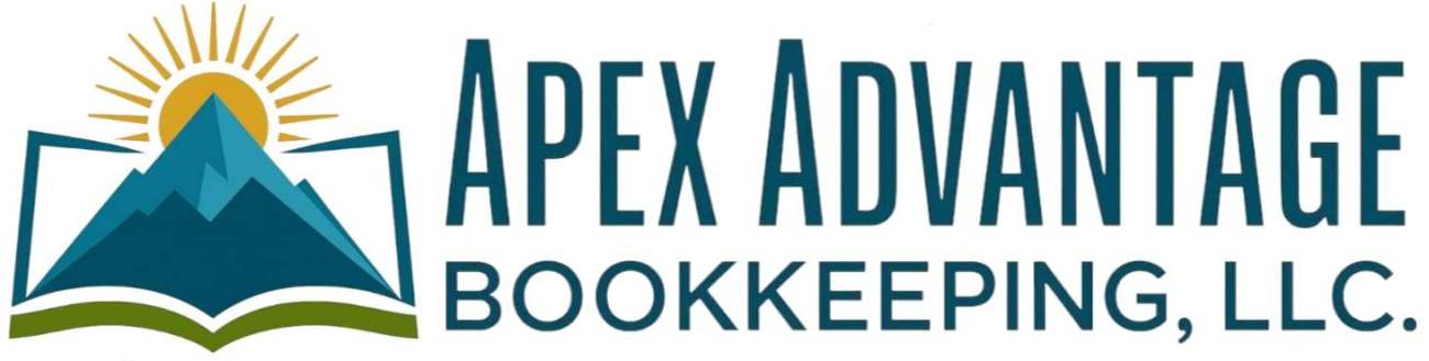 Apex Advantage Bookkeeping Banner with Mountain Logo